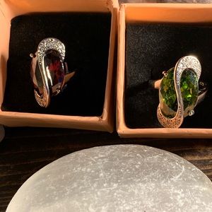 Only 4 LEFT! Handmade Sterling Precious Stone Ring